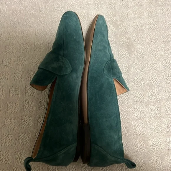 J. Crew Calf Suede Minimal Tab loafers - Picture 7 of 13
